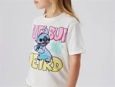 Name It t-shirt cloud dancer med Stitch print